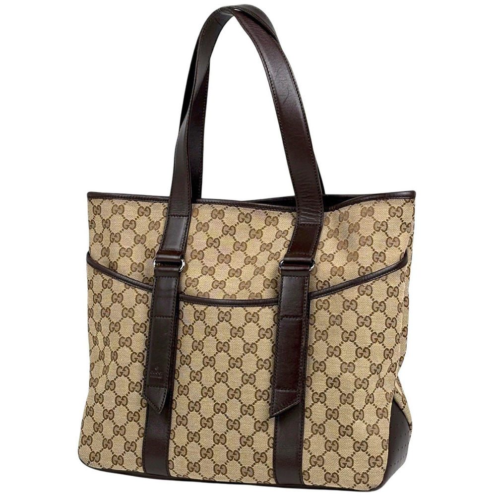 Gucci GG tote bag canvas Beige Cream brown